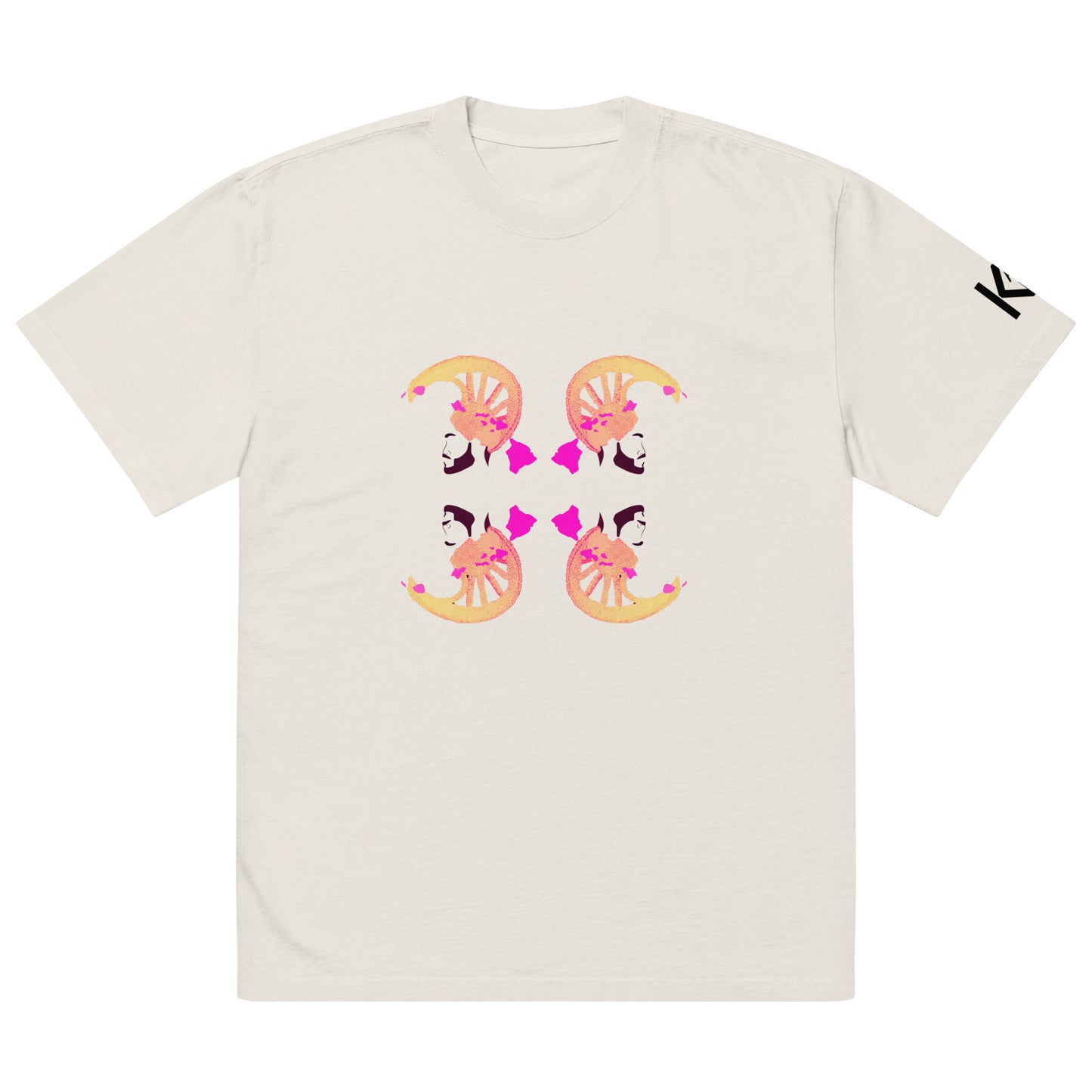 KAMEHAMEHA ʻEKAHI Oversized faded t-shirt