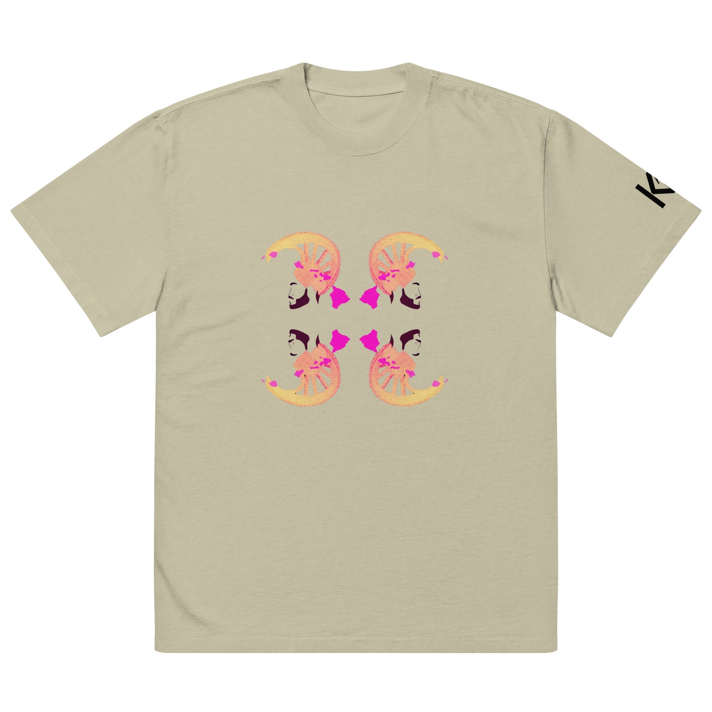 KAMEHAMEHA ʻEKAHI Oversized faded t-shirt