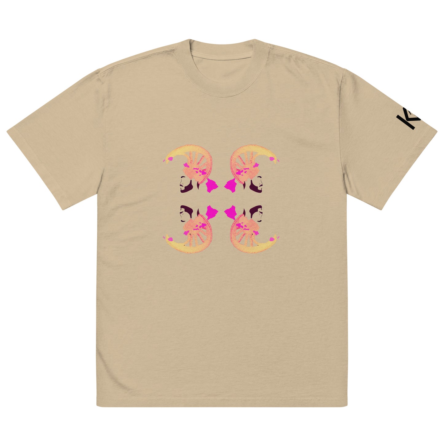 KAMEHAMEHA ʻEKAHI Oversized faded t-shirt