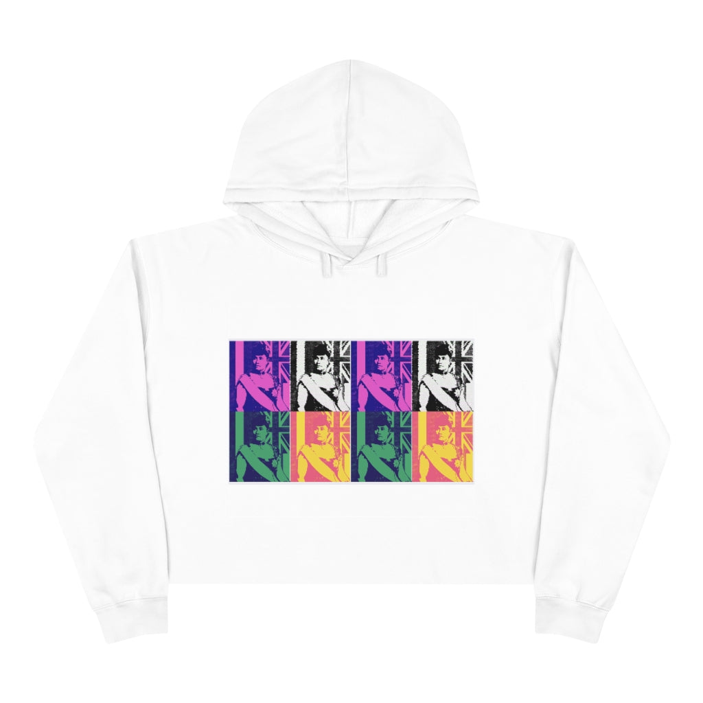 COLORBLOCK LILIʻUOKALANI Crop Hoodie