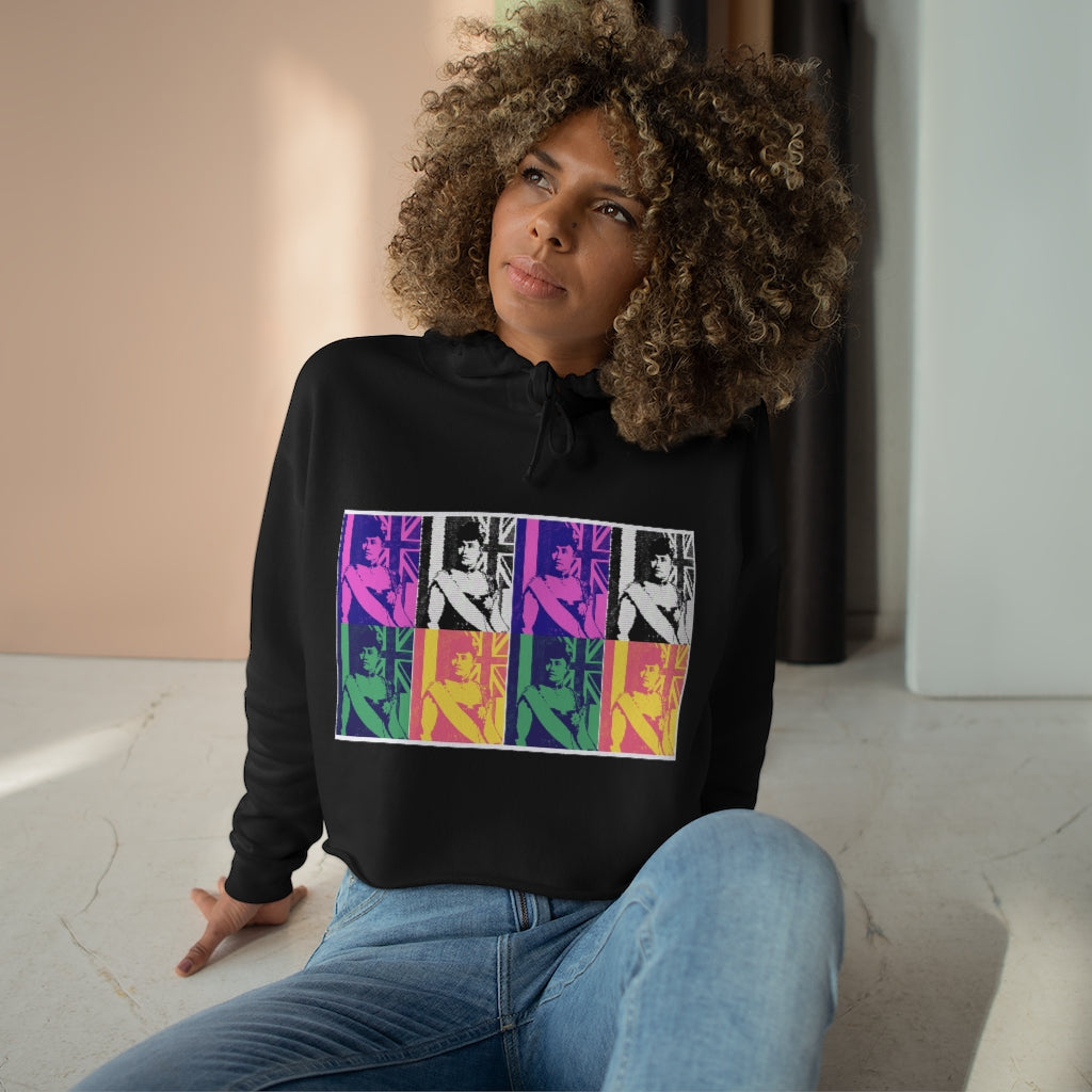 COLORBLOCK LILIʻUOKALANI Crop Hoodie