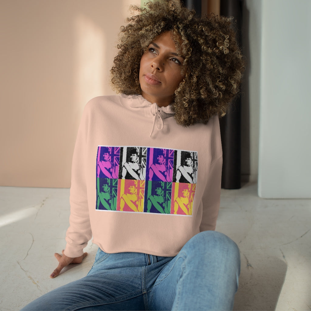 COLORBLOCK LILIʻUOKALANI Crop Hoodie