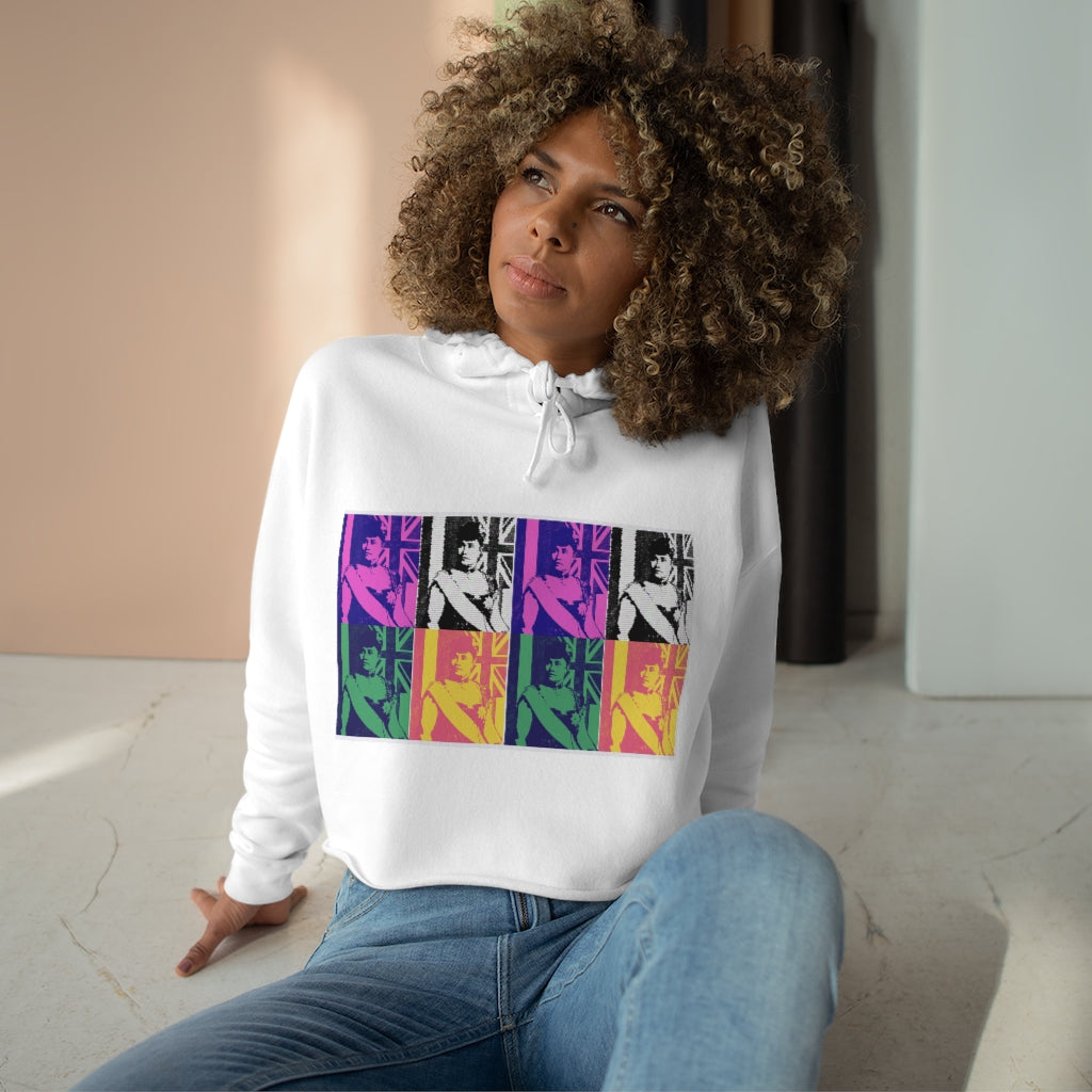 COLORBLOCK LILIʻUOKALANI Crop Hoodie