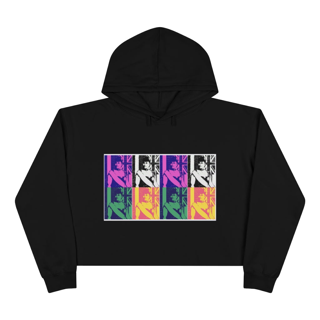 COLORBLOCK LILIʻUOKALANI Crop Hoodie