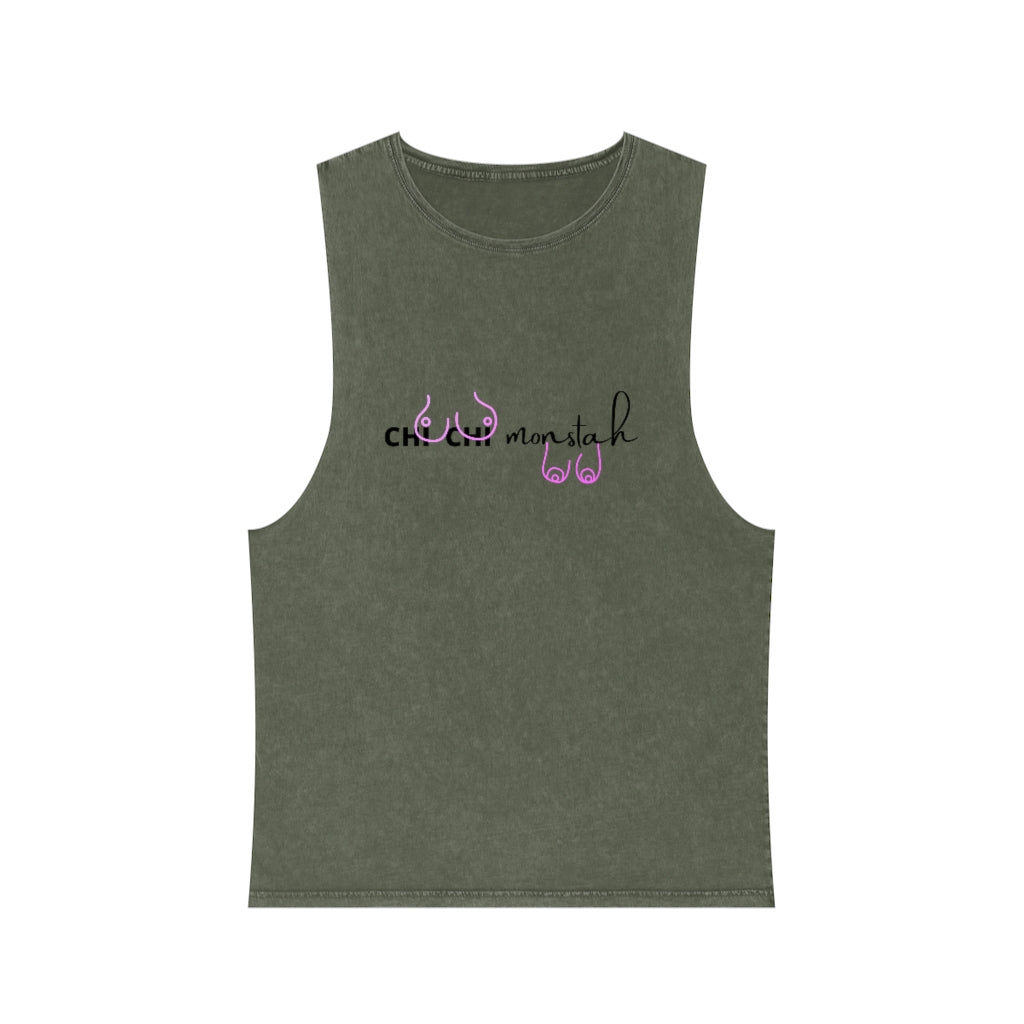 CHI CHI MONSTAH Stonewash Tank Top