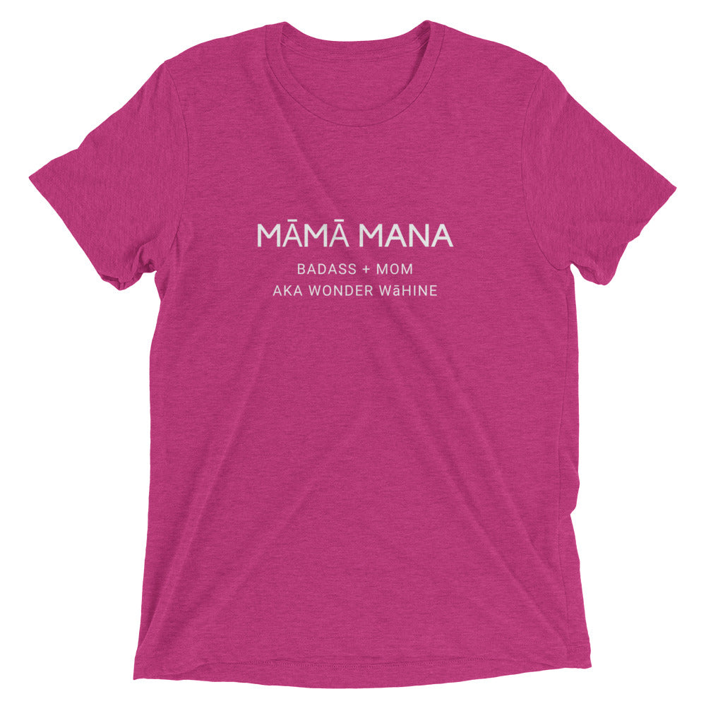 MĀMĀ MANA AKA WONDER WĀHINE Short sleeve t-shirt