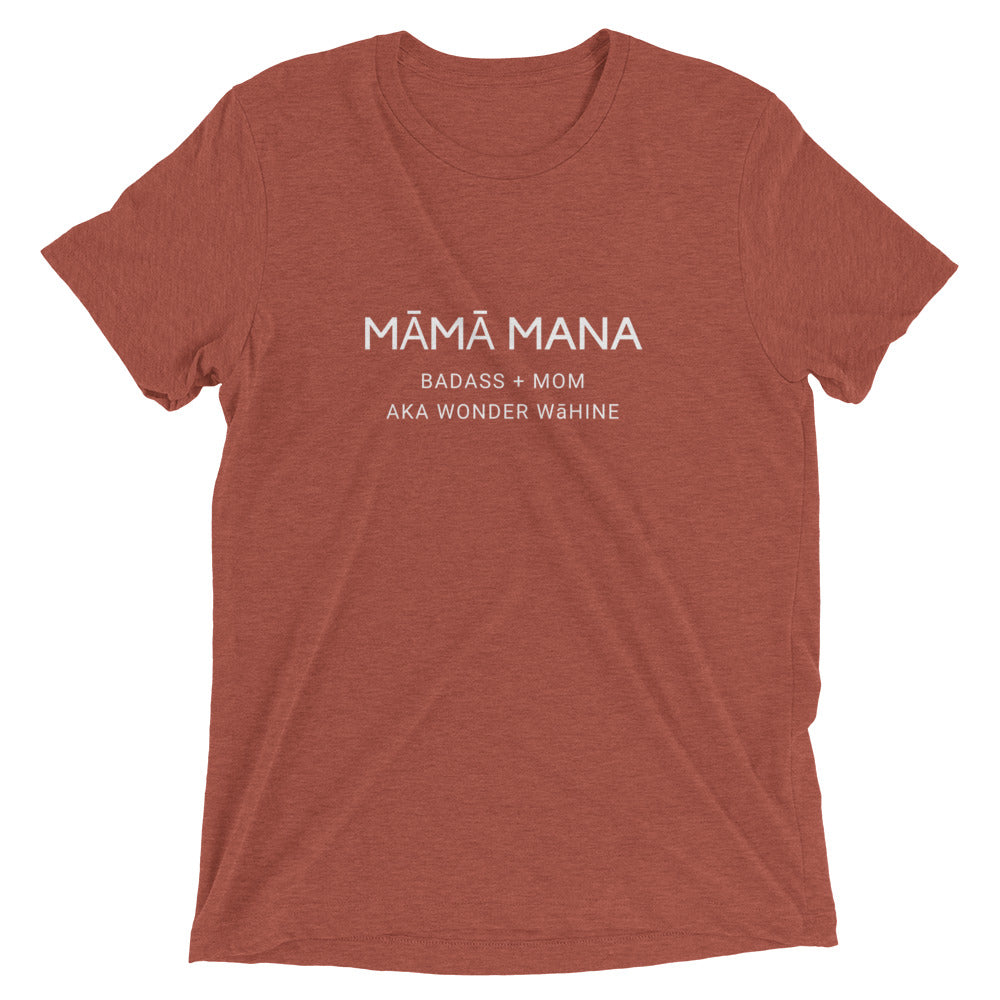 MĀMĀ MANA AKA WONDER WĀHINE Short sleeve t-shirt
