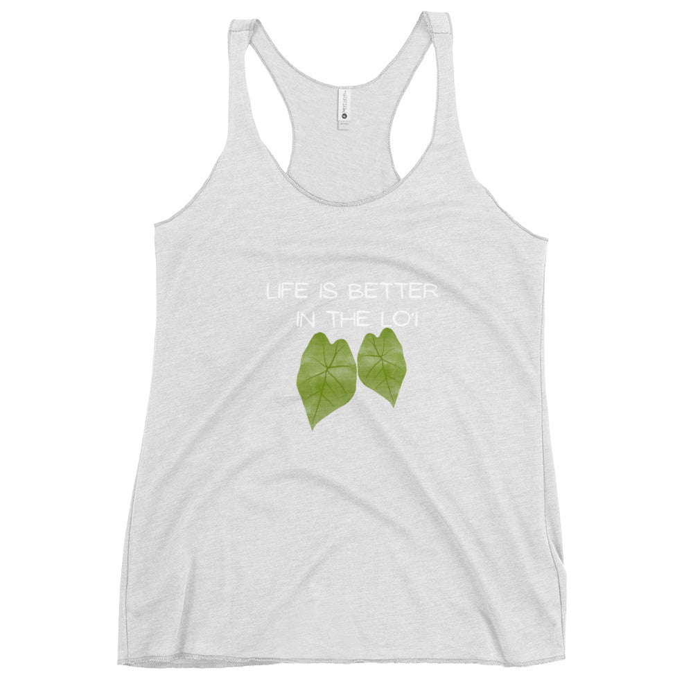Life Is Bettah... Women's Racerback Tank