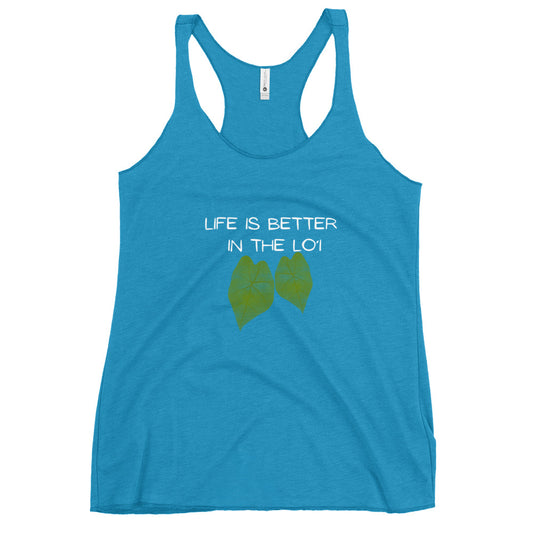 Life Is Bettah... Women's Racerback Tank