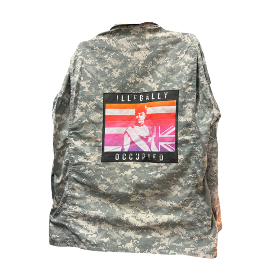 ILLEGALLY OCCUPIED ARMY JACKET