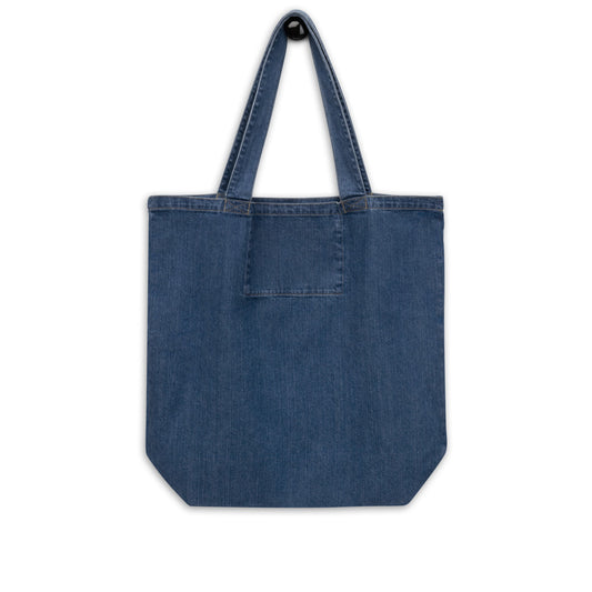 FAKE STATE Organic denim tote bag