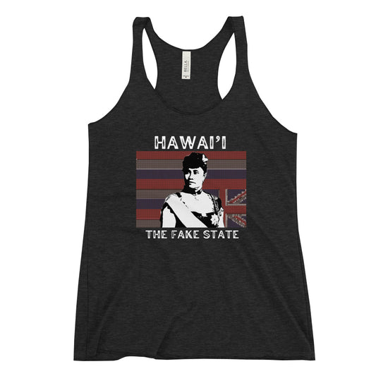 THE FAKE STATE Women's Racerback Tank
