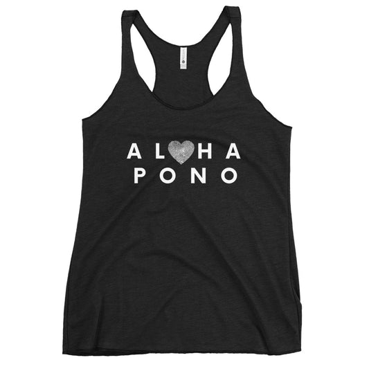 ALOHA PONO Wāhine Racerback Tank