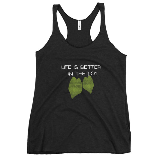 Life Is Bettah... Women's Racerback Tank